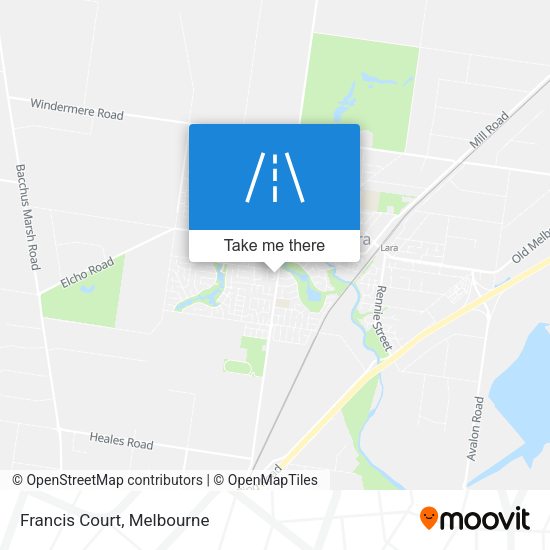 Francis Court map