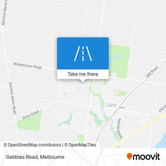 Gebbies Road map