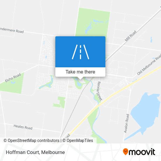 Hoffman Court map