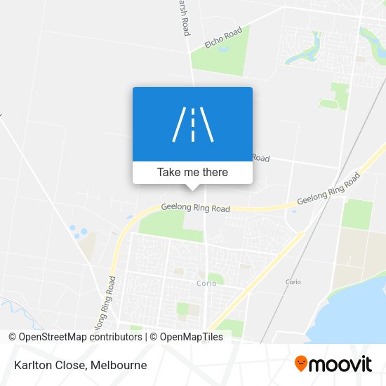 Karlton Close map