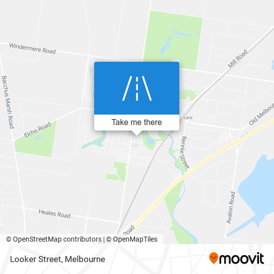 Looker Street map