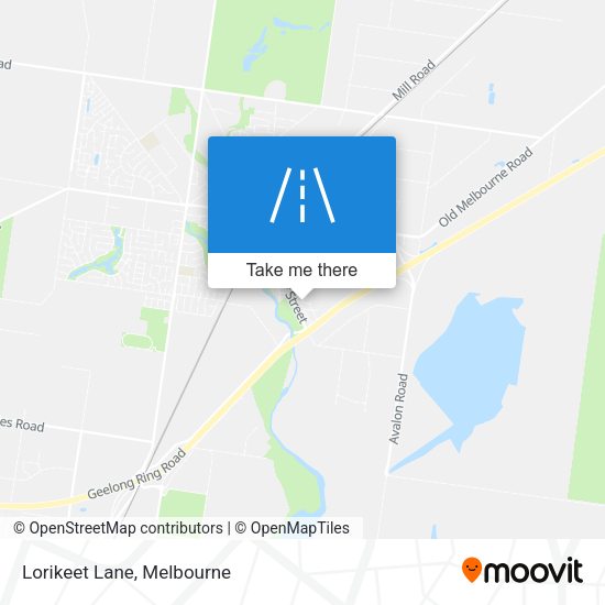 Lorikeet Lane map