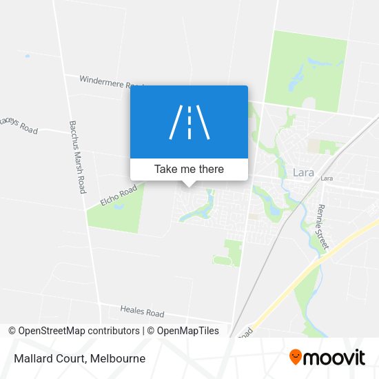 Mallard Court map