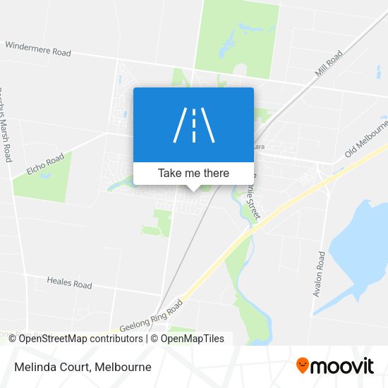 Melinda Court map
