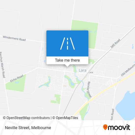 Neville Street map