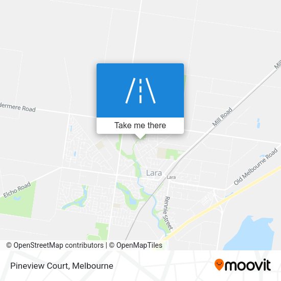 Pineview Court map