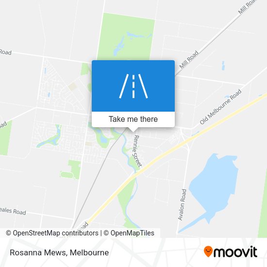 Rosanna Mews map
