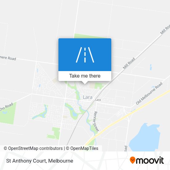 St Anthony Court map