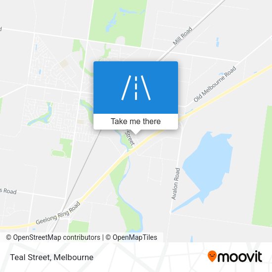 Teal Street map