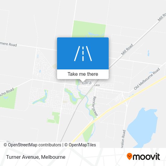 Turner Avenue map