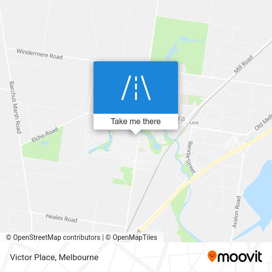 Victor Place map