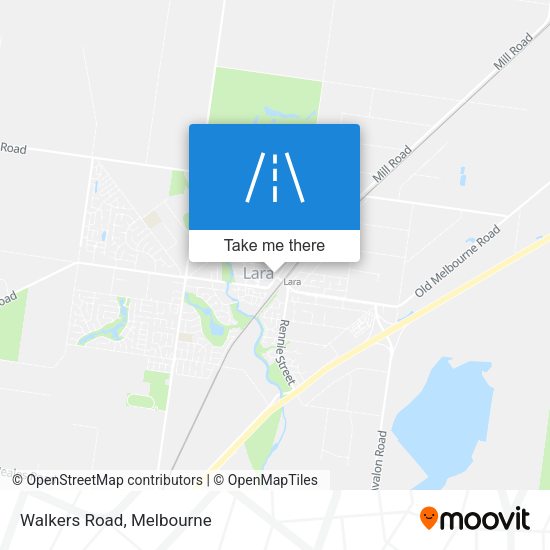 Walkers Road map