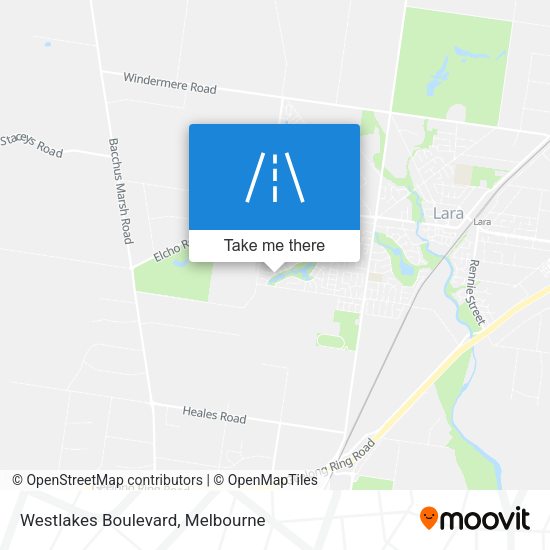 Westlakes Boulevard map