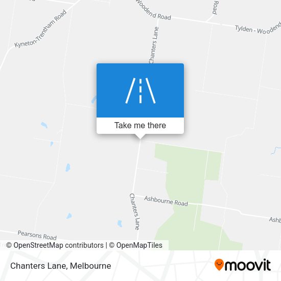 Chanters Lane map