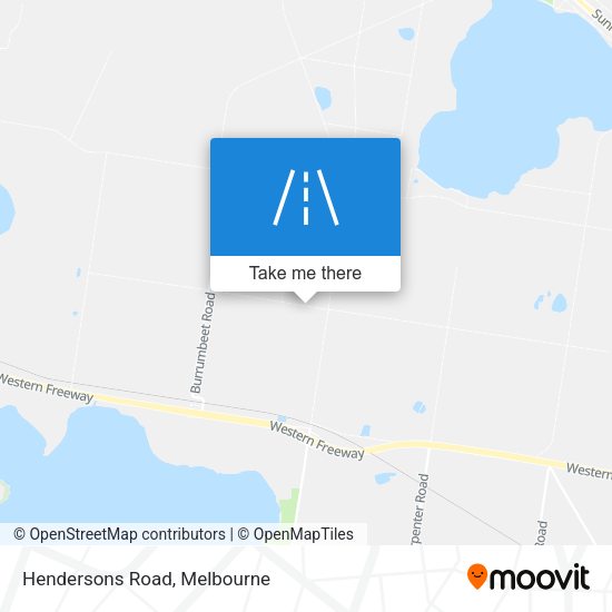 Hendersons Road map