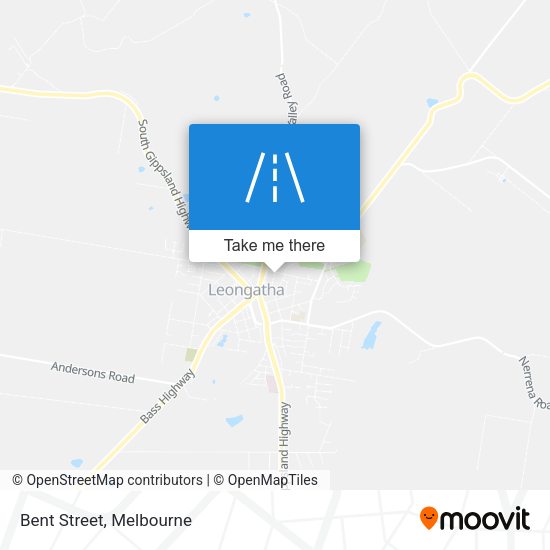Bent Street map