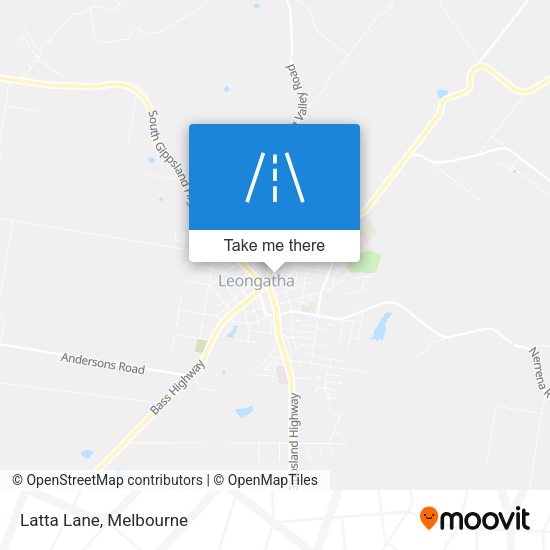 Latta Lane map