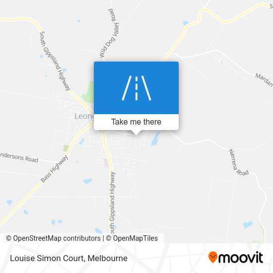 Louise Simon Court map