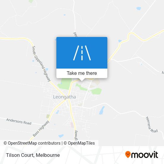 Tilson Court map