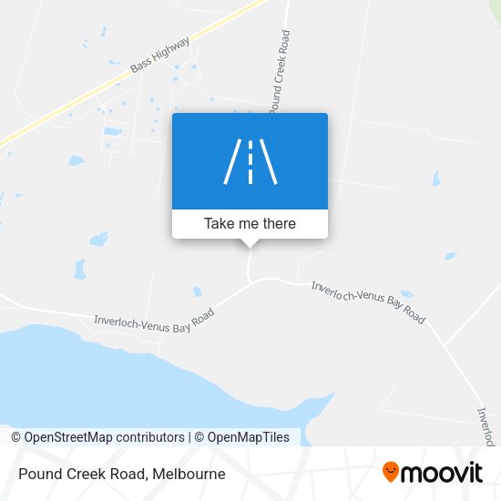 Pound Creek Road map