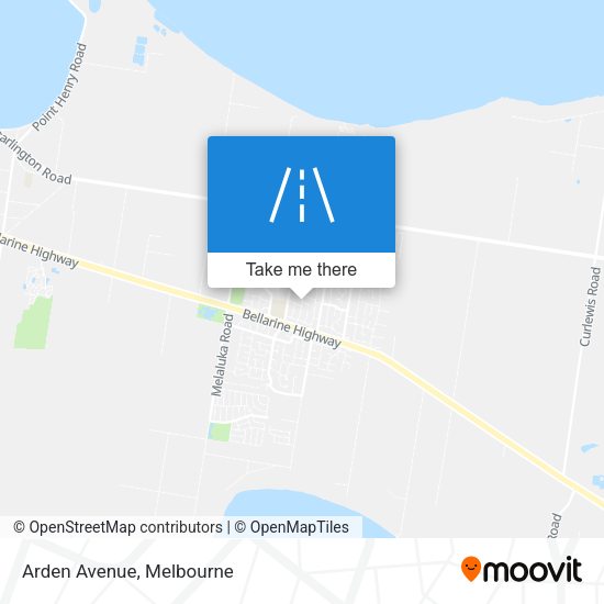 Arden Avenue map