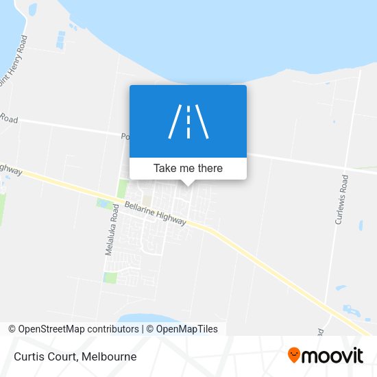 Curtis Court map