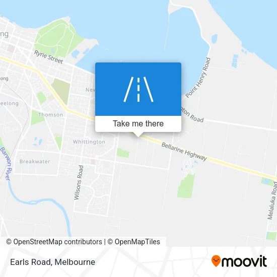 Earls Road map