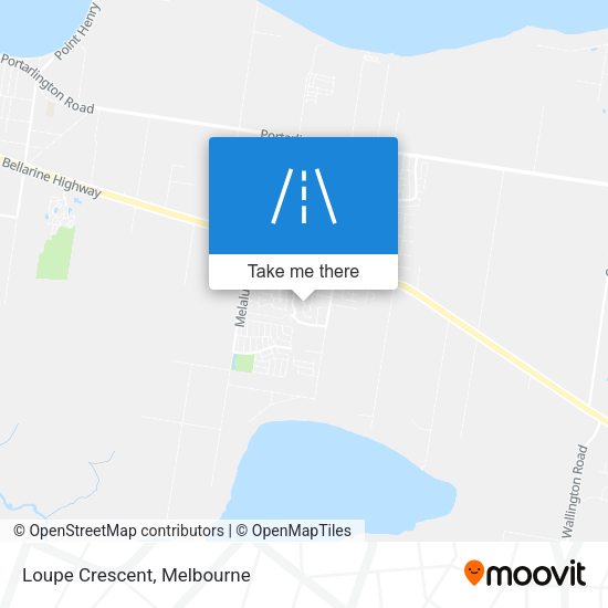 Loupe Crescent map