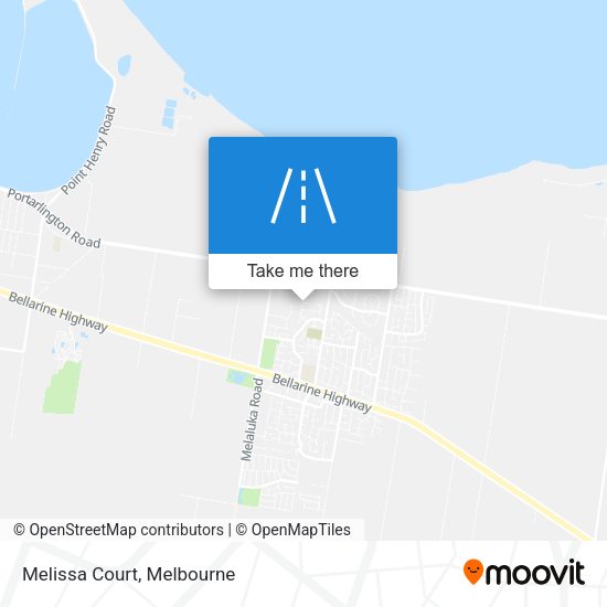 Melissa Court map