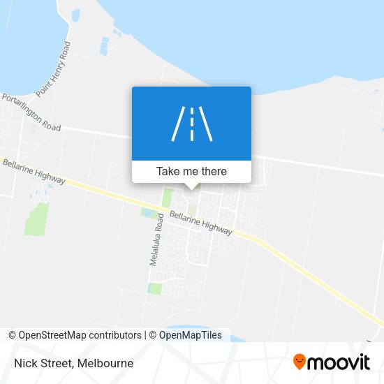 Nick Street map