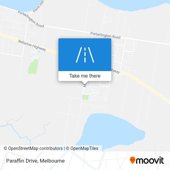 Paraffin Drive map