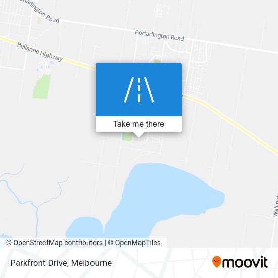 Parkfront Drive map