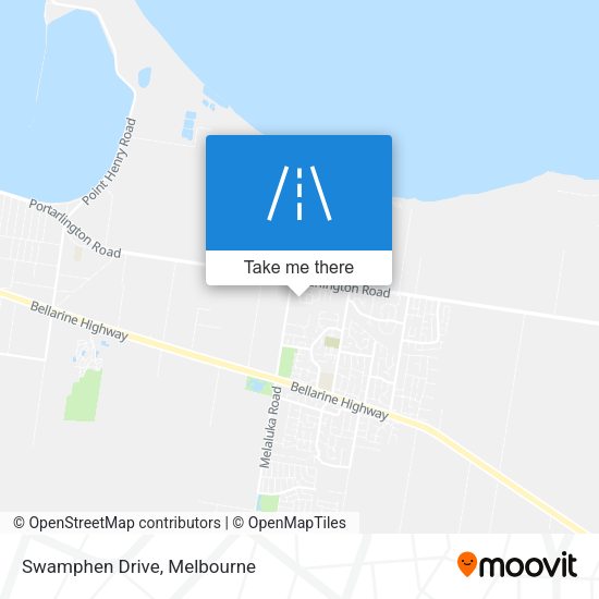 Swamphen Drive map