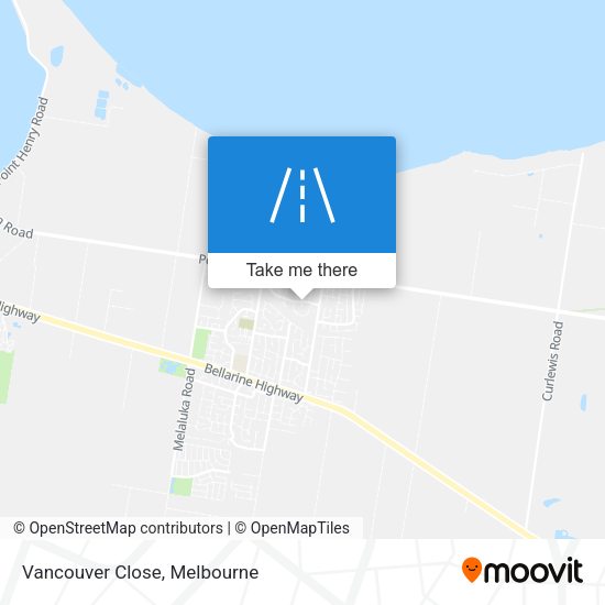 Vancouver Close map