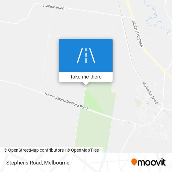 Stephens Road map