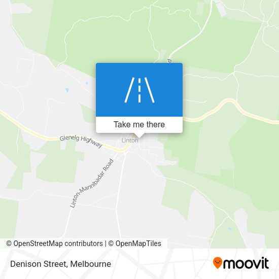 Denison Street map