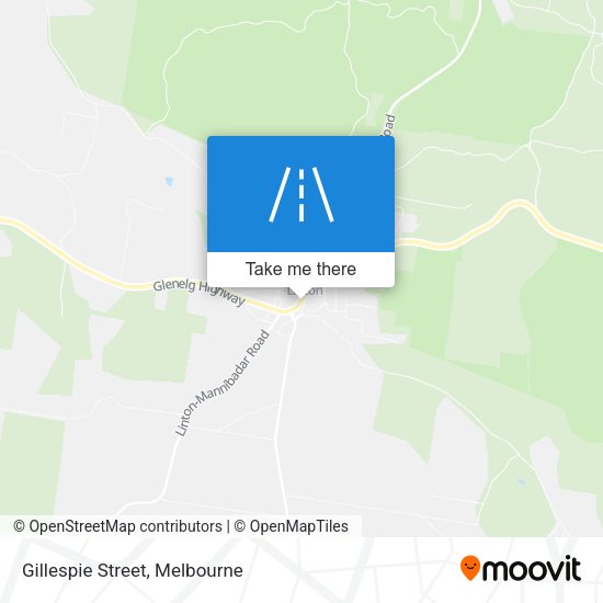 Gillespie Street map