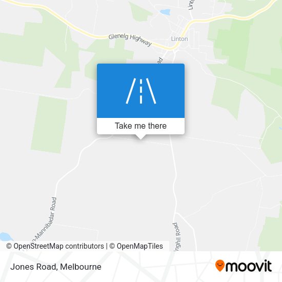 Jones Road map