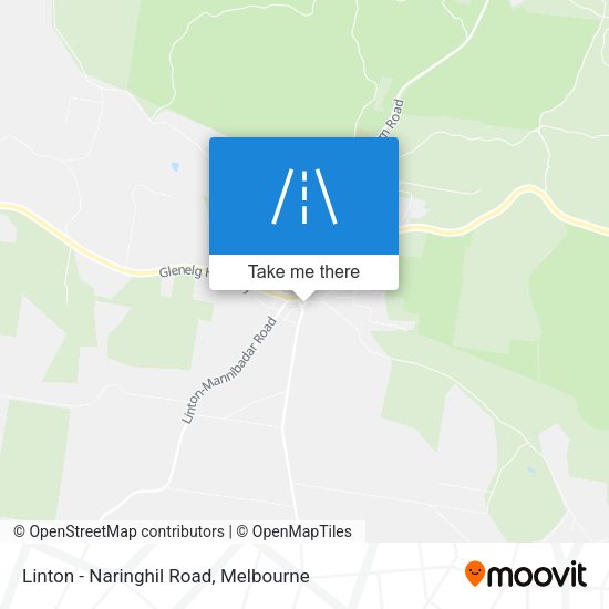 Linton - Naringhil Road map