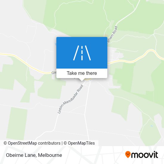 Obeirne Lane map
