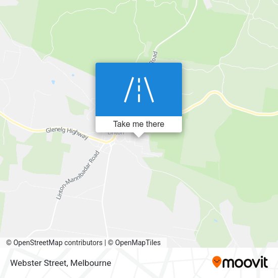 Webster Street map