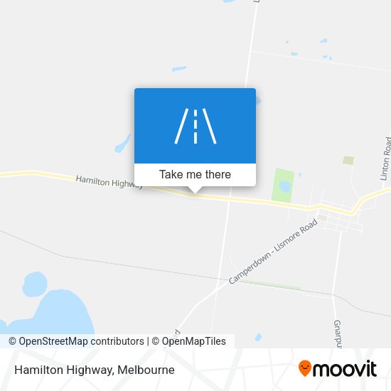 Hamilton Highway map
