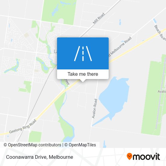 Coonawarra Drive map