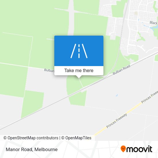 Manor Road map