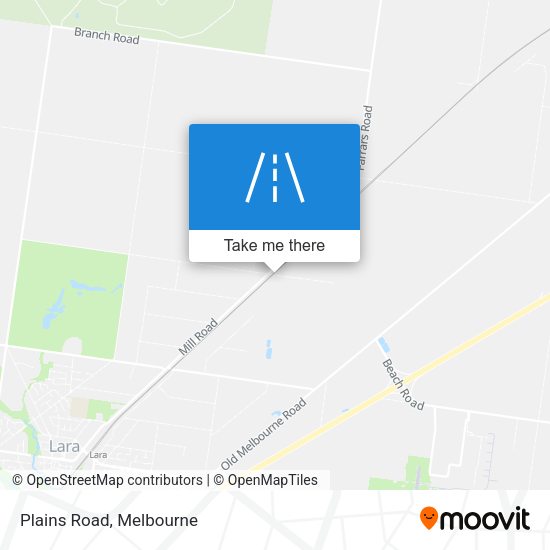 Plains Road map