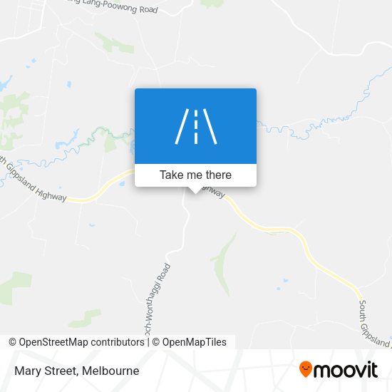 Mary Street map