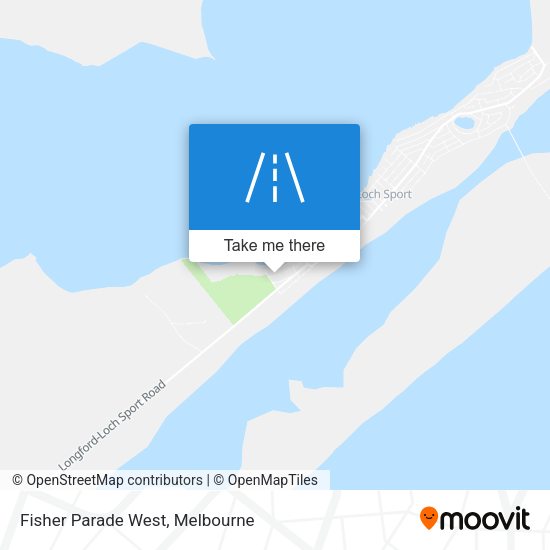 Fisher Parade West map