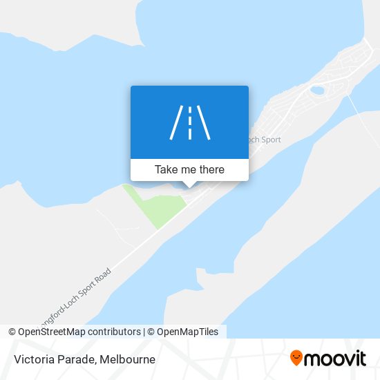 Victoria Parade map