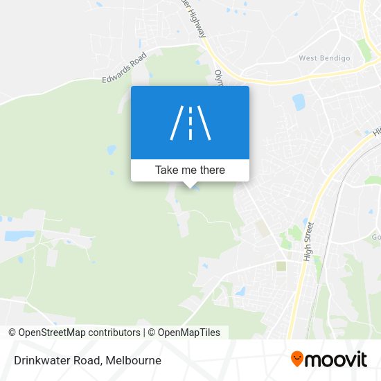 Drinkwater Road map