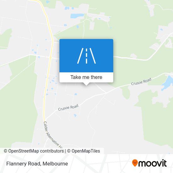 Flannery Road map